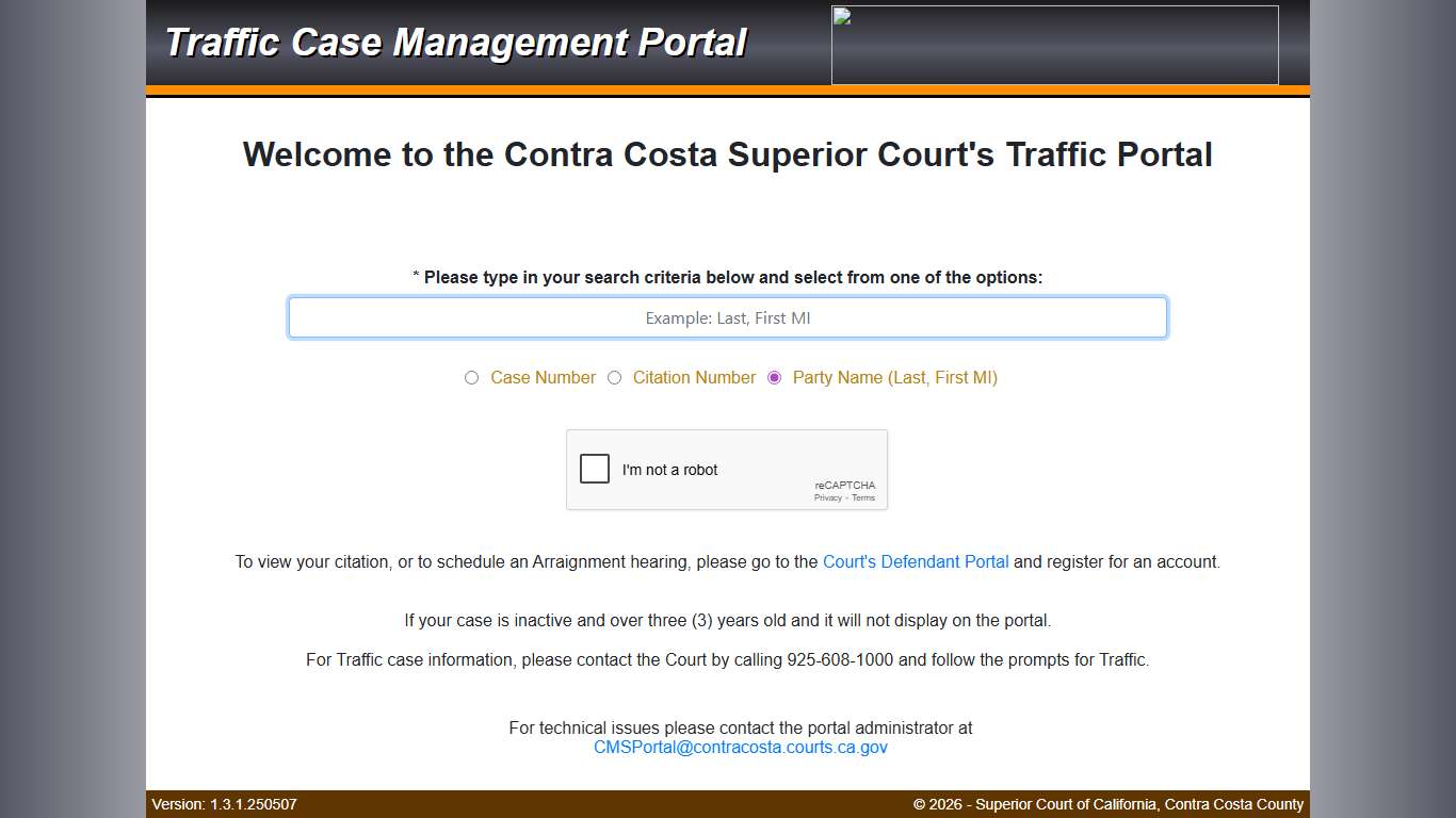 CMS Portal - Superior Court of California, Contra Costa County